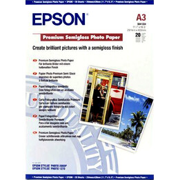 Epson Premium Semigloss Fotopapier DIN A3 20 Blatt 20h