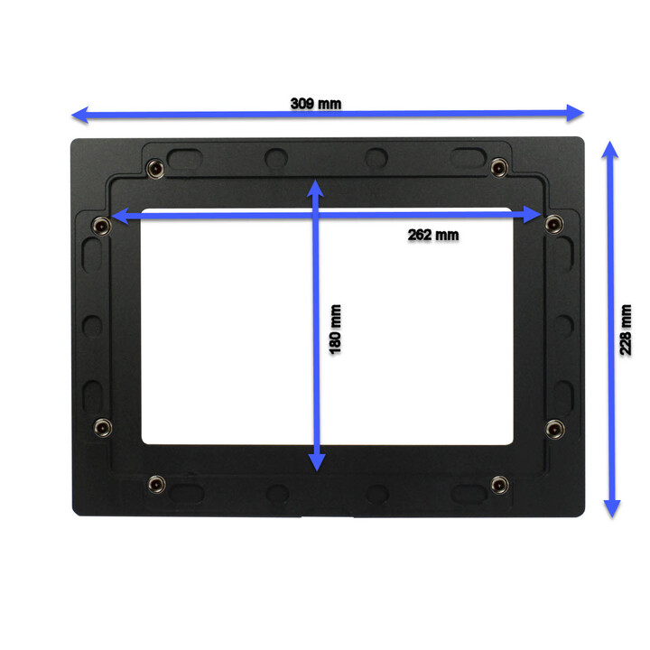 Tablette tactile ALLNET 10 pouces zbh. Cadre pour cadre de montage, blanc WideTouch Display Tablet 10 Zoll zbh. Blende für Einba