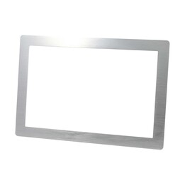 Tableta con pantalla táctil ALLNET de 14 pulgadas zbh. Blende para Einbaurahmen Silber Schmal