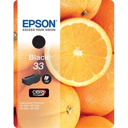 Cartuccia EPSON 33 nera per Expression Home XP-63 e Expression Premium XP-530 - Originale