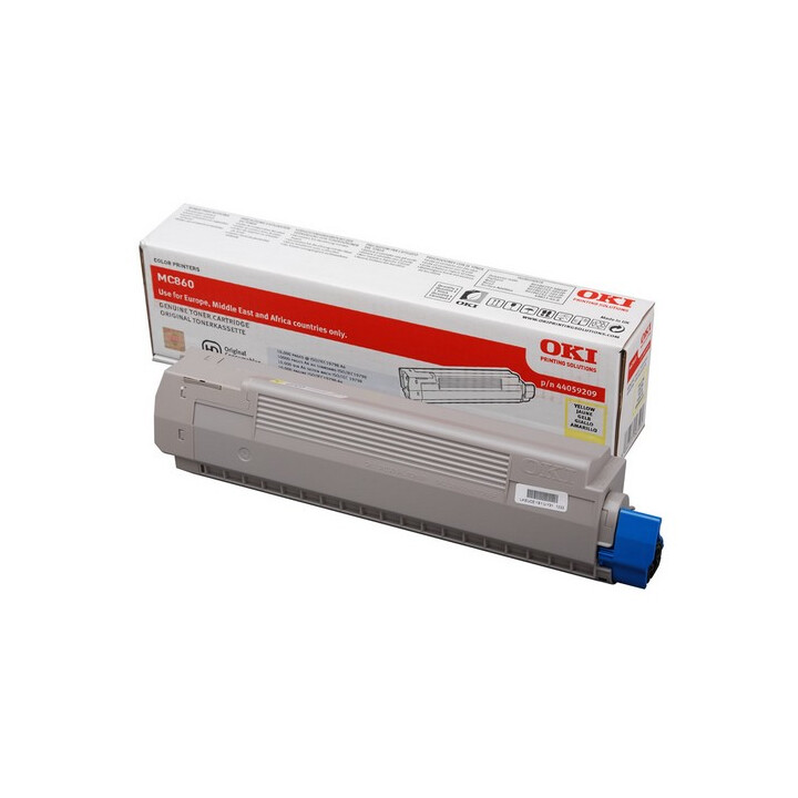 Tóner Oki MC 860 Amarillo Gelb 10k (44059209)