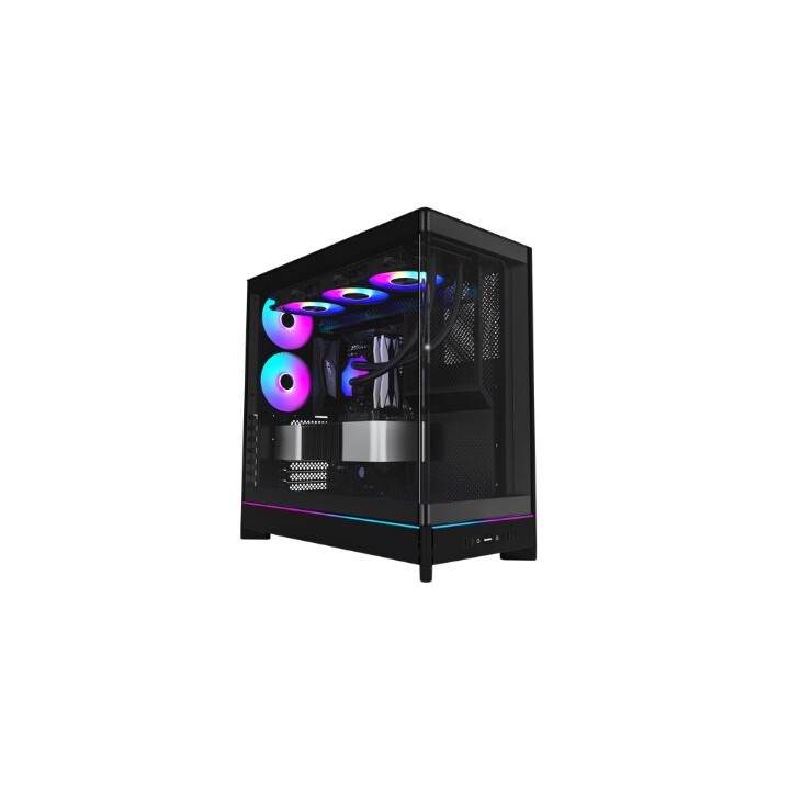 Gabinete|MONTECH|HS02 PRO|MidiTorre|Características del producto: Bandeja para disco duro extraíble/Panel transparente|No inclui