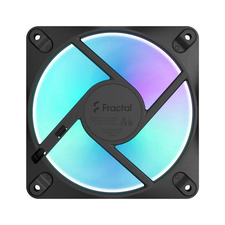 Fractal Design Dynamic 3 Reverse 120mm Nero