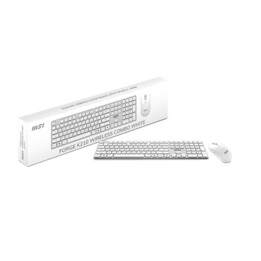 MSI Forge K210 Wireless Combo ISO-ES 1600 Dpi Weiß