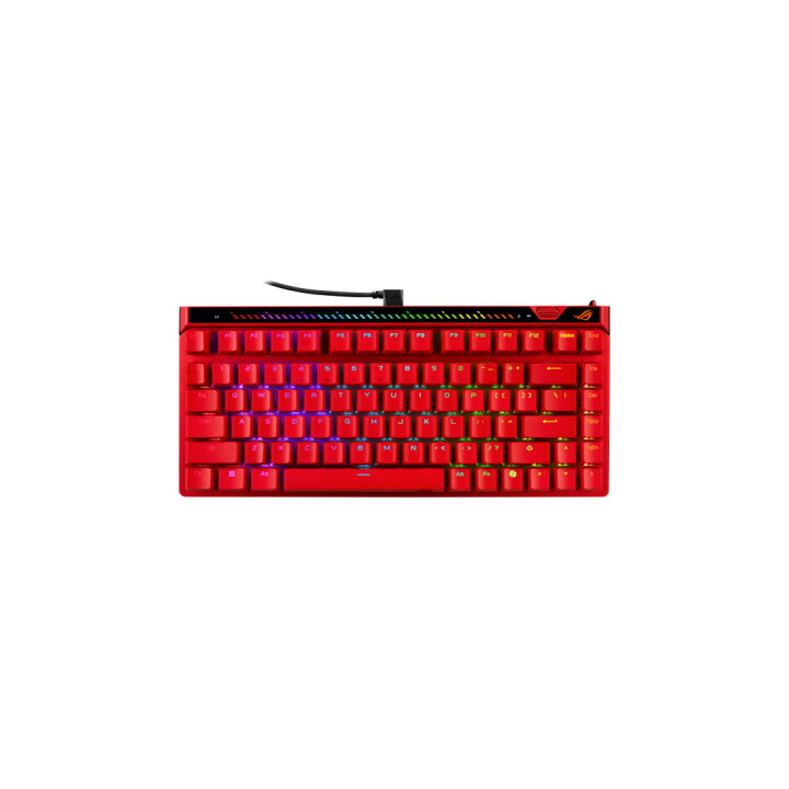 Asus ROG Falchion Ace 75 HE Red Conmutadores Magnéticos ROG HFX V2/V2X Layout US / Inglés Con Funda