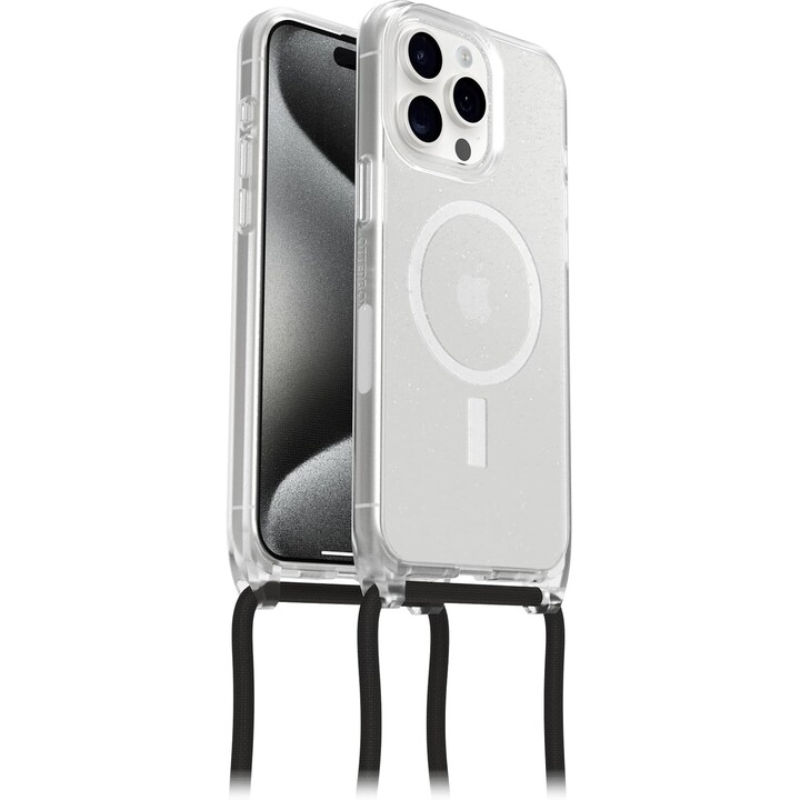 Mobile case back cover otterbox react necklace clear iphone 15 pro max