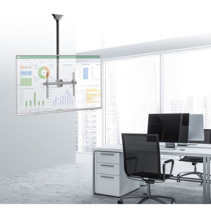 Soporte universal de techo Techly ICA-CPLB-946S para televisores LED y LCD de 37 a 70 pulgadas
