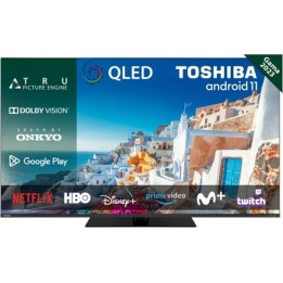 Smart TV QLED 4K HDR de 65 polegadas da Toshiba, modelo 65QA7D63DG