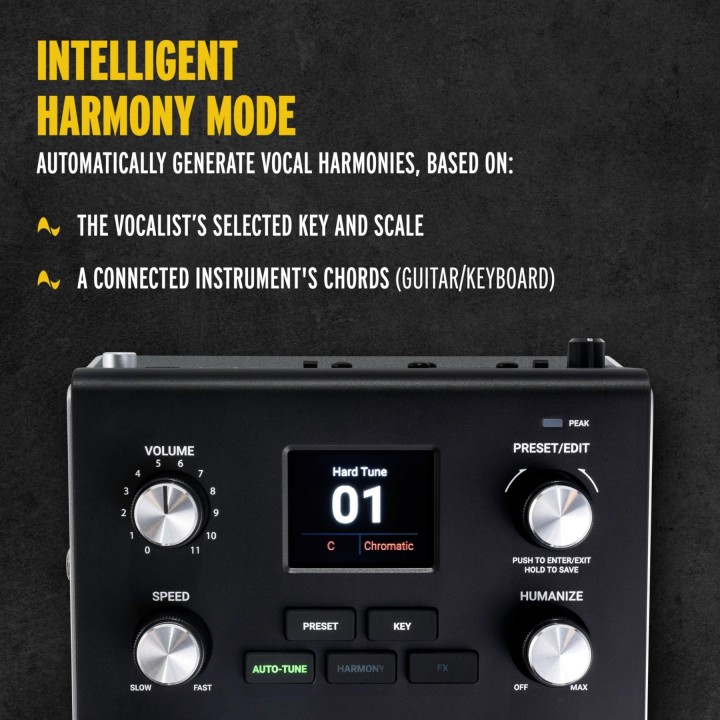 HeadRush AUTOTUNE Gesangseffektprozessor