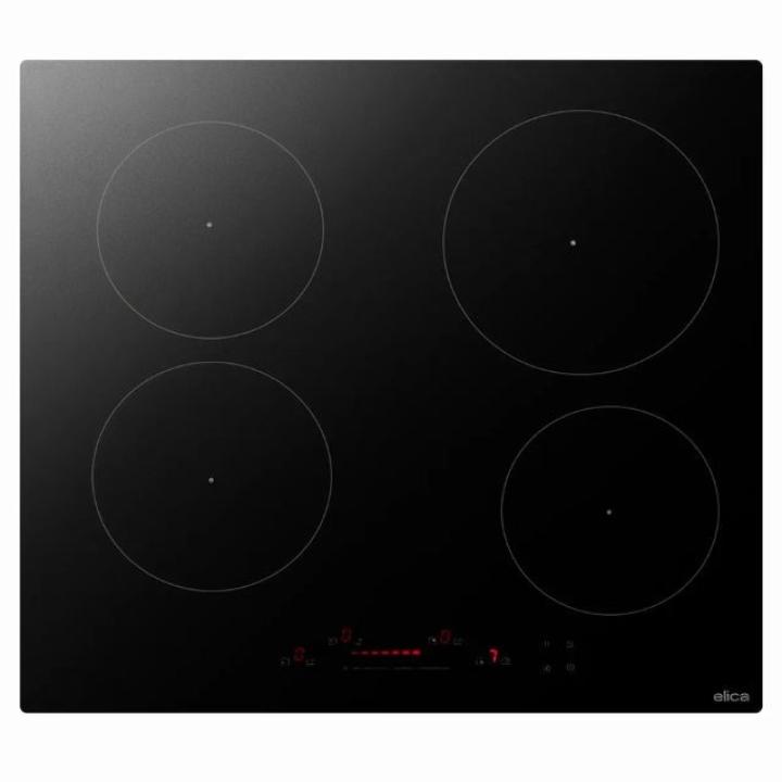 Campana extractora Negro con placa de inducción