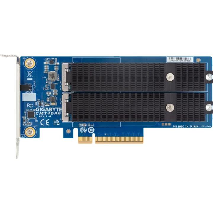 GIGABYTE CMT40A0: placa e adaptador de interface M.2 interno