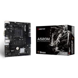 Placa-mãe Biostar A520MHP com chipset AMD A520, soquete AM4, formato micro ATX