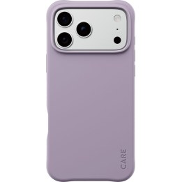 Custodia posteriore in vetro temperato Panzerglass Samba Magsafe color lavanda per iPhone 18 Pro Max / 17 Pro Max
