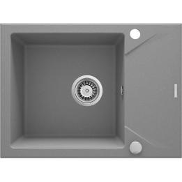 DEANTE Evora ZQJ-S11A fregadero de granito con escurridor gris metálico