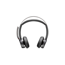 Cuffie HP Poly Voyager Focus 2 USB-C-C con certificazione Microsoft Teams + adattatore USB-C/A + base di ricarica