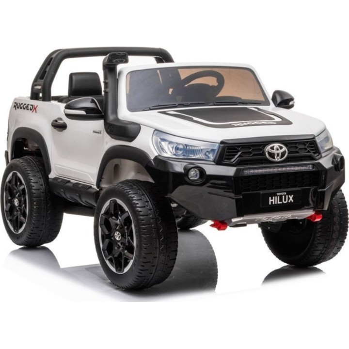 Toyota Hilux Elektro-Kinderauto, weiß, Artikelnummer 7643