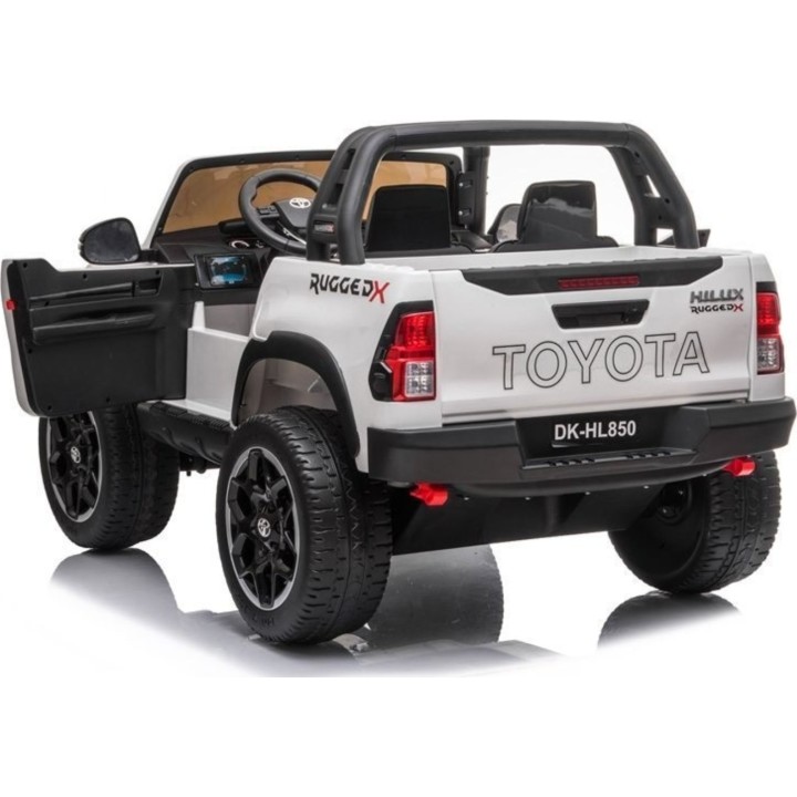 Toyota Hilux Elektro-Kinderauto, weiß, Artikelnummer 7643