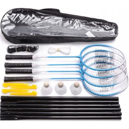 Meteor Motion 4 Badminton Set 20077 Blue and White