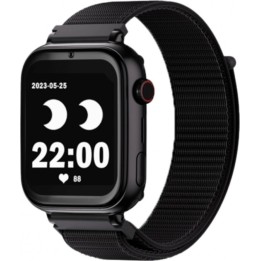 Smartwatch Savefamily SaveWatch Plus per bambini con GPS e funzioni di chiamata - IP67 - Pulsante SOS - Cassa nera - Cinturino …