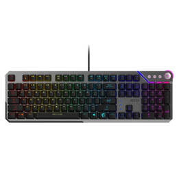 MSI Strike 600 V2 Silent RGB ISO-ES Kailh Midnight Pro USB Noir