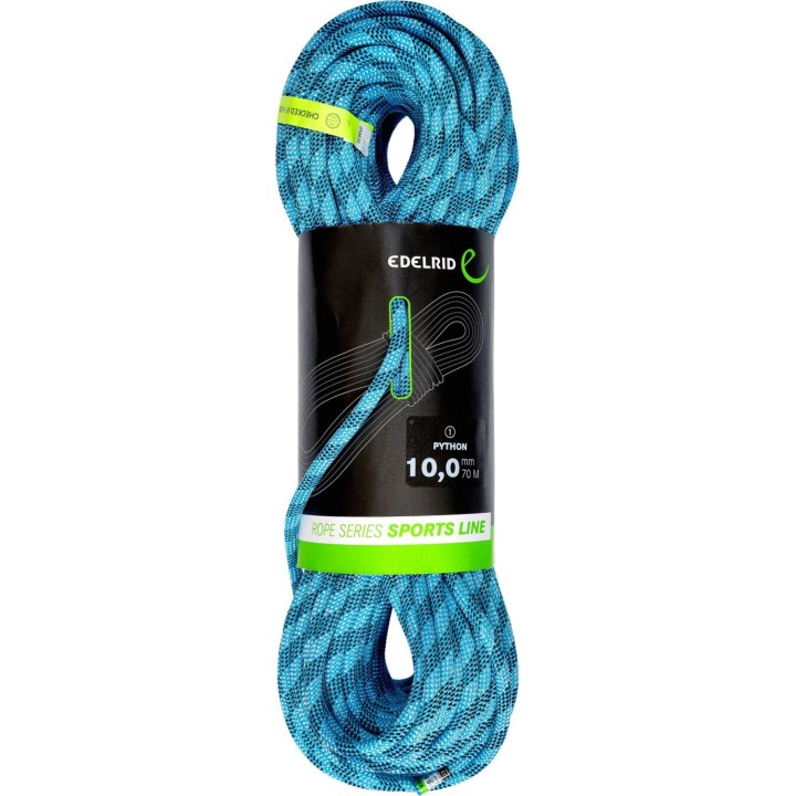 Edelrid Python Dynamic Climbing Rope 0001938300002993 10 mm 70 m Blue