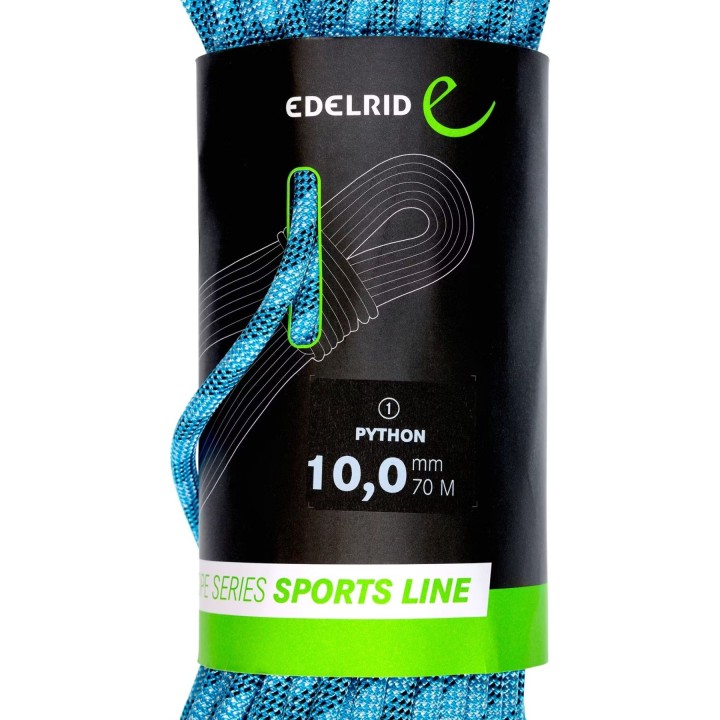 Edelrid Python Dynamisches Kletterseil 0001938300002993 10 mm 70 m Blau
