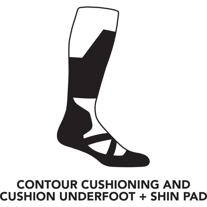 Darn Tough Function X OTC Ski Socks 566026 Black Large