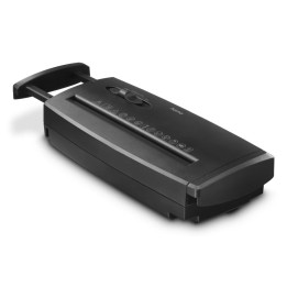 Hama Classic S60 paper shredder with adjustable head, 6-sheet cutting capacity, black color