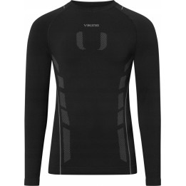 Sweat thermoactif Viking Base Layer Eiger 2.0 à manches longues - noir/gris, taille : M