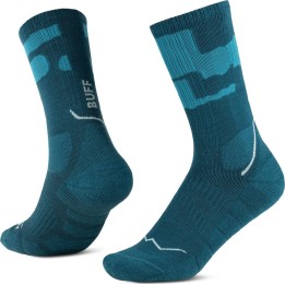 Chaussettes Buff MERINO MW CREW SOCKS MWC2 TEAL L