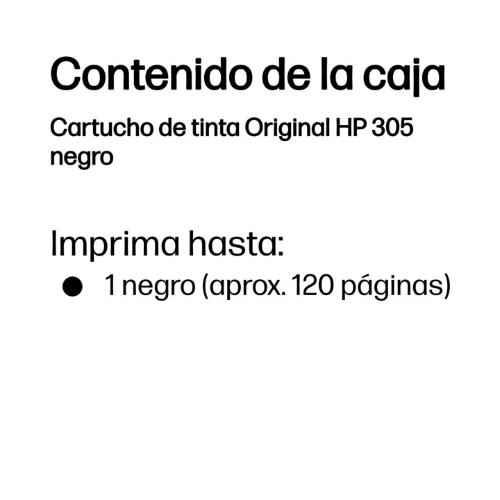 Inchiostro nero HP 305