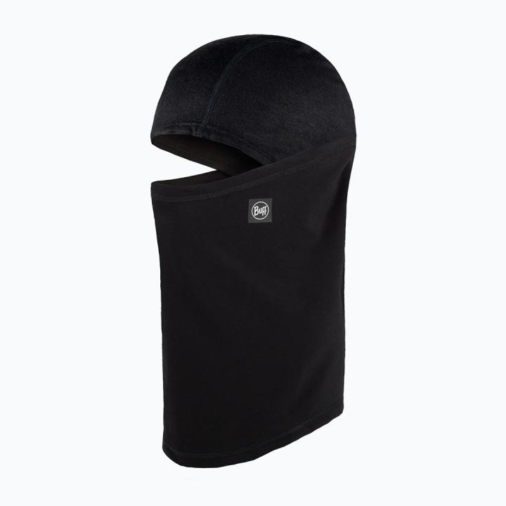 Pasamontañas BUFF Tech Fleece Hinged Balaclava Solid, negro