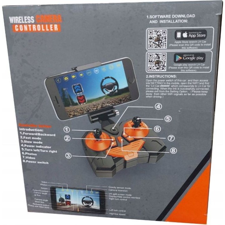 Madej 014345 Remote control car with camera orange