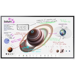 Ecrã interativo Samsung Flip Pro WM55B LH55WMBWBGCXEN de 55 polegadas com carrinho Peerless-AV SR560-FLIP