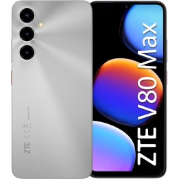 Smartphone ZTE Blade V80 Max, 4 GB + 128 GB, ecrã IPS LCD HD+ de 6,9 polegadas, bateria de 6000 mAh, prateado
