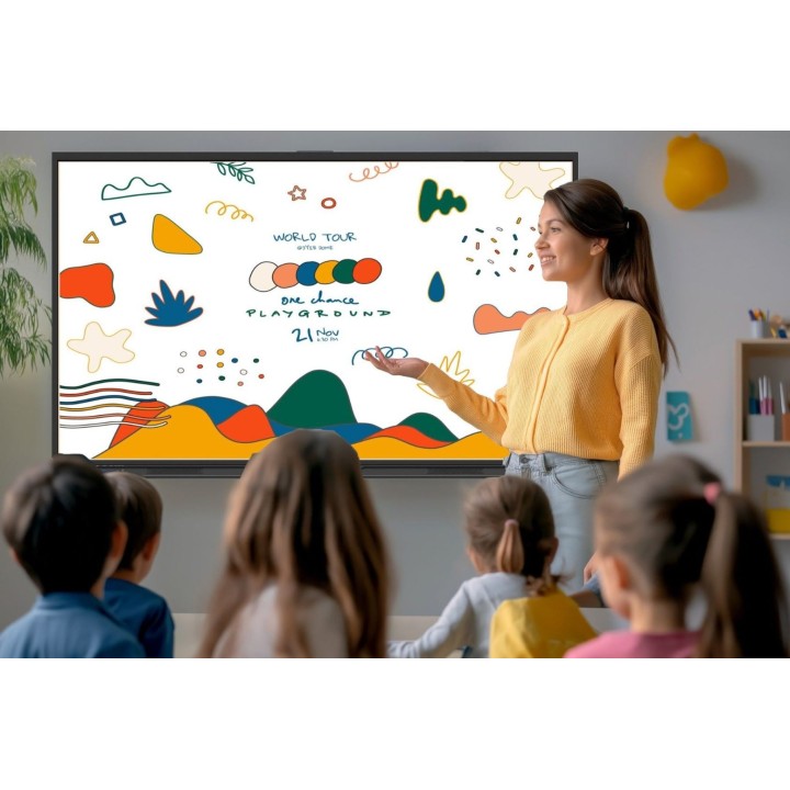 Ecrã interativo NewLine Elara Elite TT-5526QA de 55 polegadas, Android 16, EDLA, 4K UHD