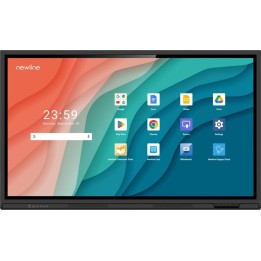 Ecrã interativo NewLine Q Ultra Series TT-6526QULT de 86 polegadas com Android 16, EDLA e 4K UHD