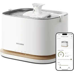 Bebedouro Petlibro Dockstream 2.5L com App Petlibro WiFi 2,5L