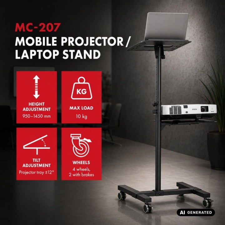 MC-207 Mobile Projector/Laptop Stand