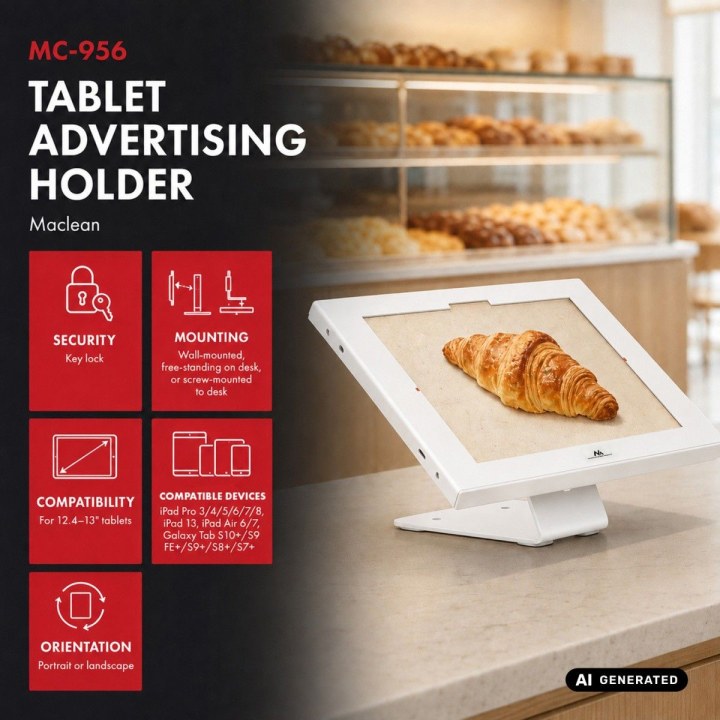 Soporte publicitario para tabletas Mc-956 W