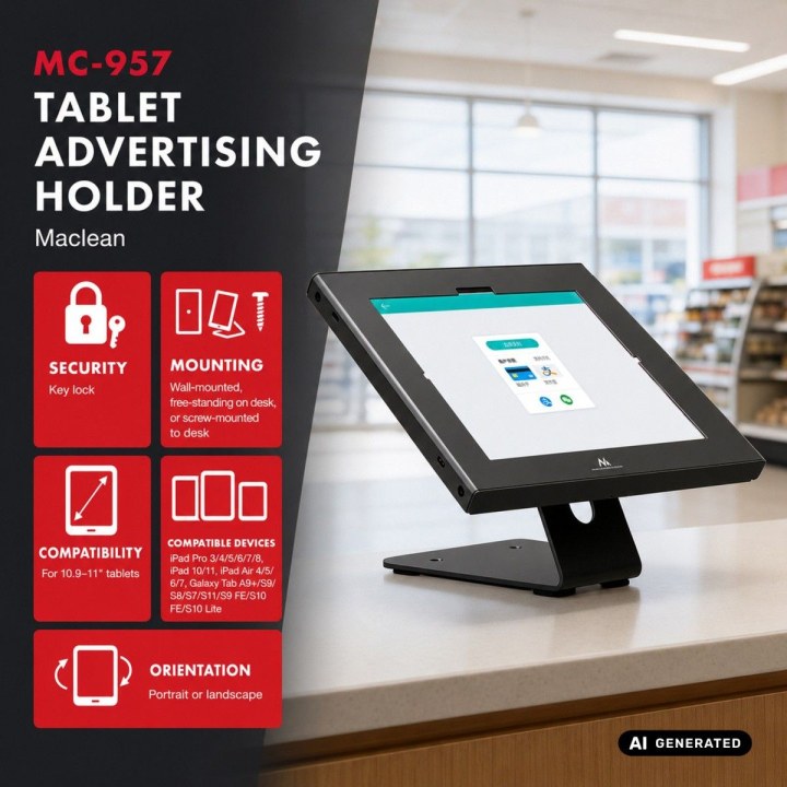 Soporte publicitario para tabletas MC-957 B