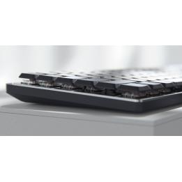 Logitech Master MX Mechanical Mini for Mac RF Wireless + Bluetooth Keyboard, International U.S. QWERTY, Gray