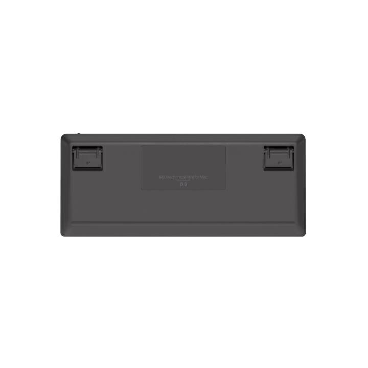 Logitech Master MX Mechanical Mini for Mac RF Wireless + Bluetooth Keyboard, International U.S. QWERTY, Gray