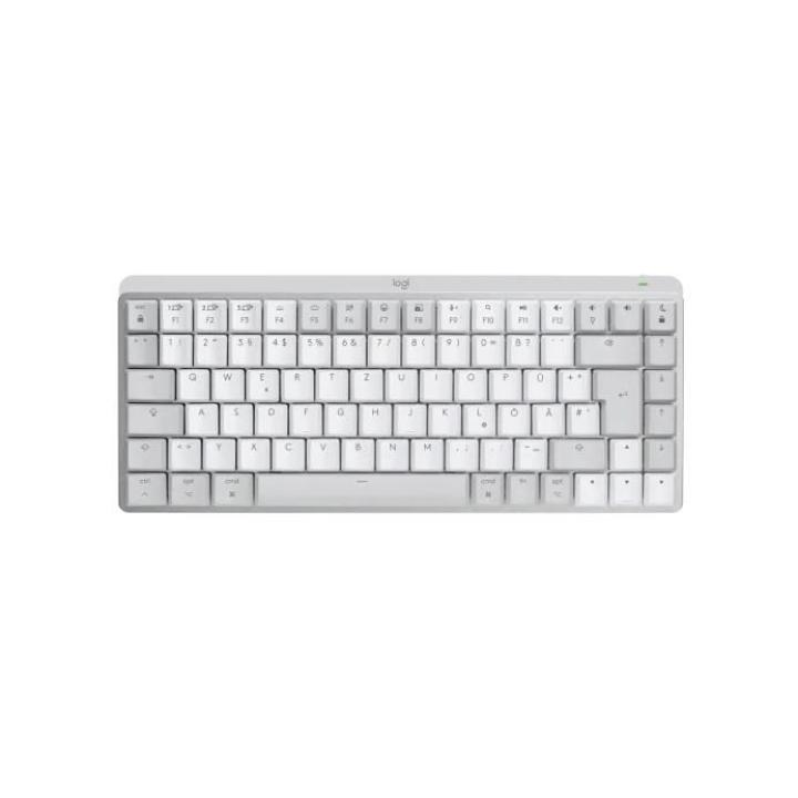 Logitech Master MX Mechanical Mini for Mac RF Wireless + Bluetooth Keyboard, International U.S. QWERTY, Gray