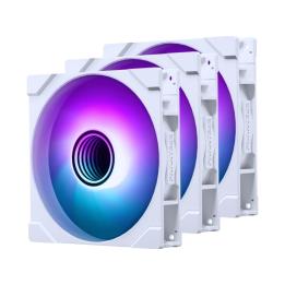 PHANTEKS M25 Gen2 PWM D-RGB-Lüfter, 3er-Pack – 140 mm, weiß