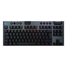 Teclado Logitech G G915 X Lightspeed para jogos, USB + RF sem fios + Bluetooth, QWERTY internacional dos EUA, preto