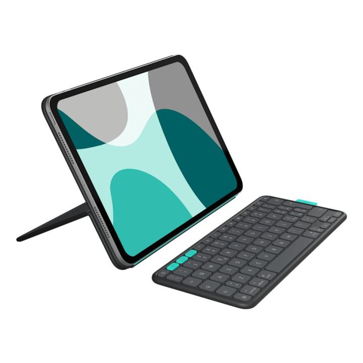 Logitech Flip Folio QWERTY Internacional de EE. UU. Bluetooth Grafito