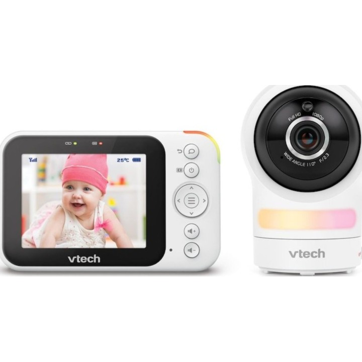 Monitor de vídeo inteligente para bebés da VTech com ecrã de 3,5 polegadas