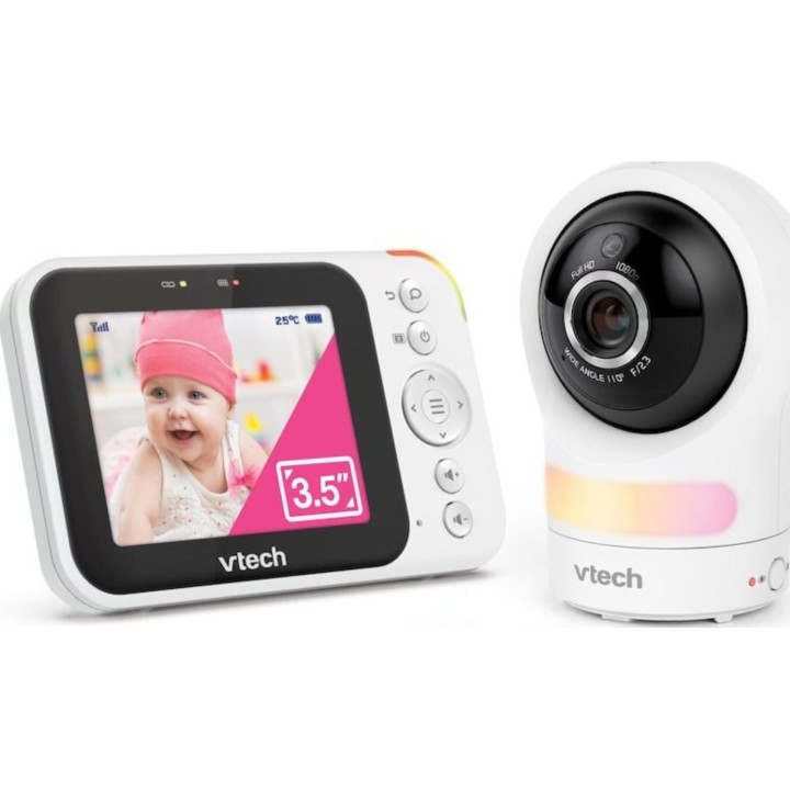 Monitor de vídeo inteligente para bebés da VTech com ecrã de 3,5 polegadas
