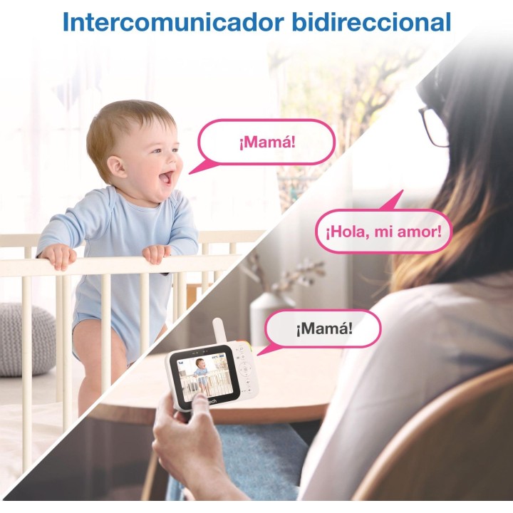 Monitor de vídeo inteligente para bebés da VTech com ecrã de 3,5 polegadas